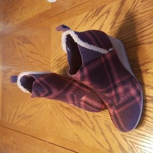 Toms Kelsy Boot - Brn Red Earthy Plaid (women’s)